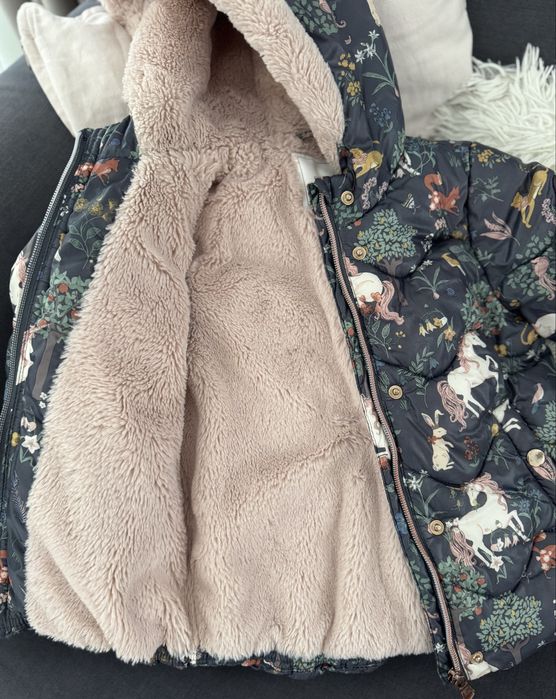 Топло зимно яке Next 80-86см/ 12-18м