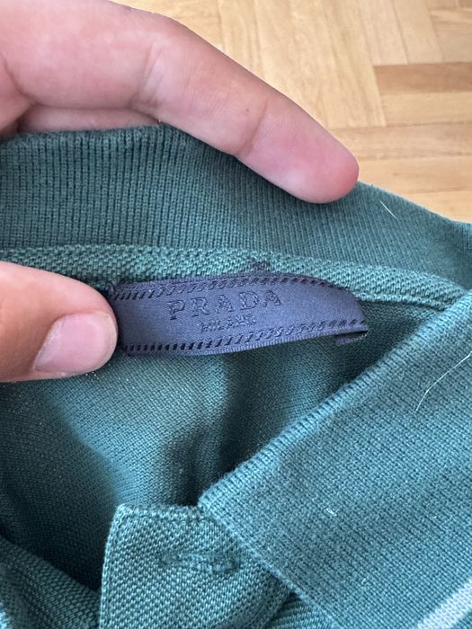 Тениска Prada milano black tab оригинал! прада милано прадо милана