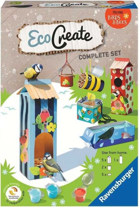 Ravensburger комплект за ръкоделие EcoCreate Helping Birds & Bees