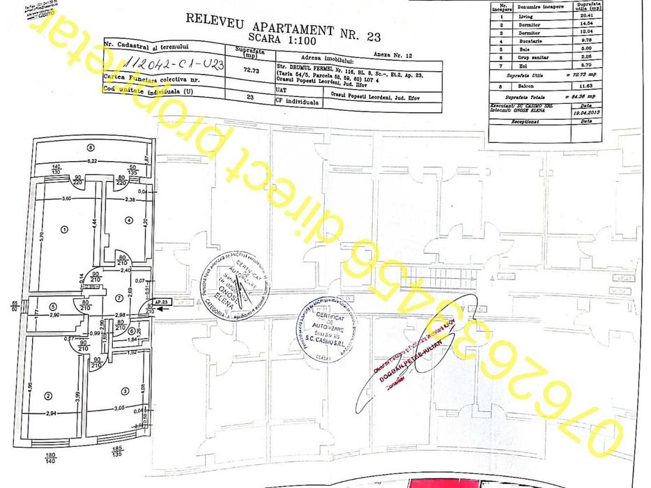 Apartament 3 camere complet mobilat, gata de mutat - Dimitrie Leonida