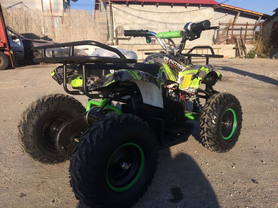 ATV electric pentru copii NITRO Torino Quad 1000W 48V #Verde