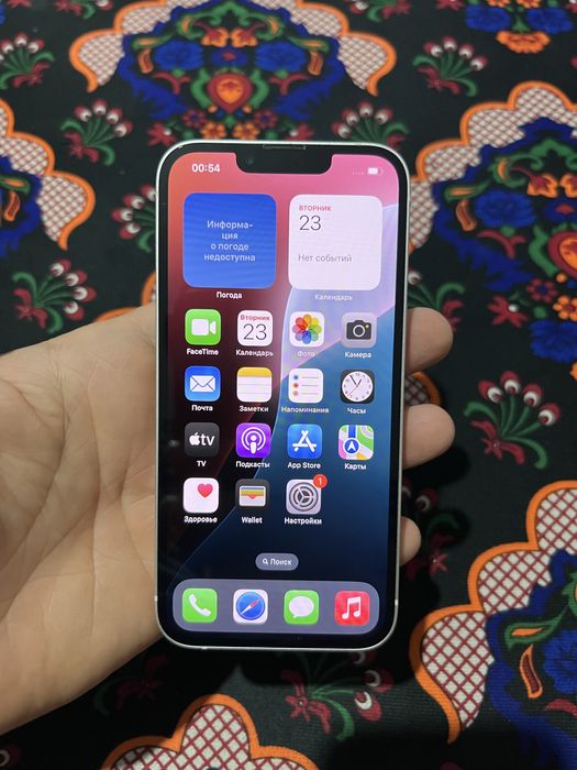 Iphone 13 toza tel xech qati alishmagan 77% 128 gb