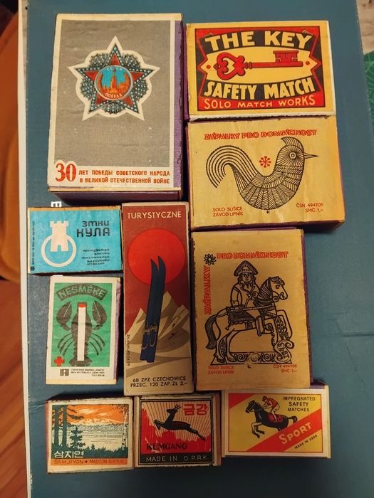 Колекция от кибритени кутийки от 1960 г.