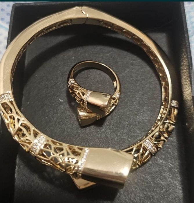 Set damă bijuterii nou superb model Dubai cu pietre