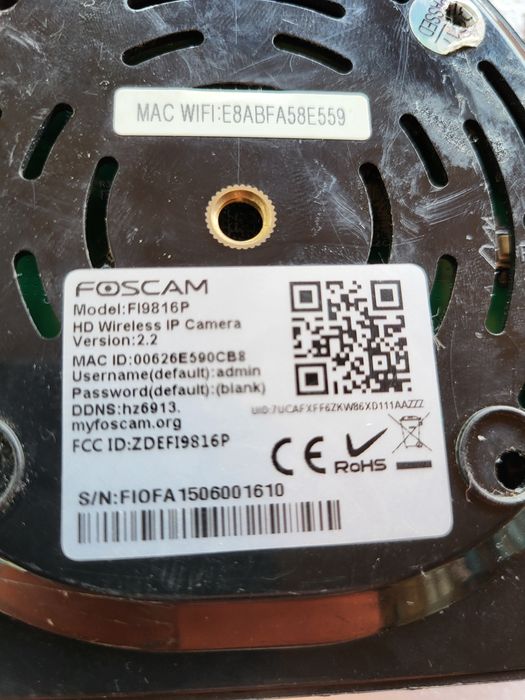 Camera de supraveghere de interior wireless IP - Foscam FI9816P