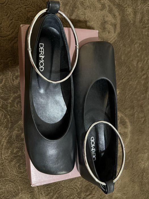 Женские балетки кожа derimod