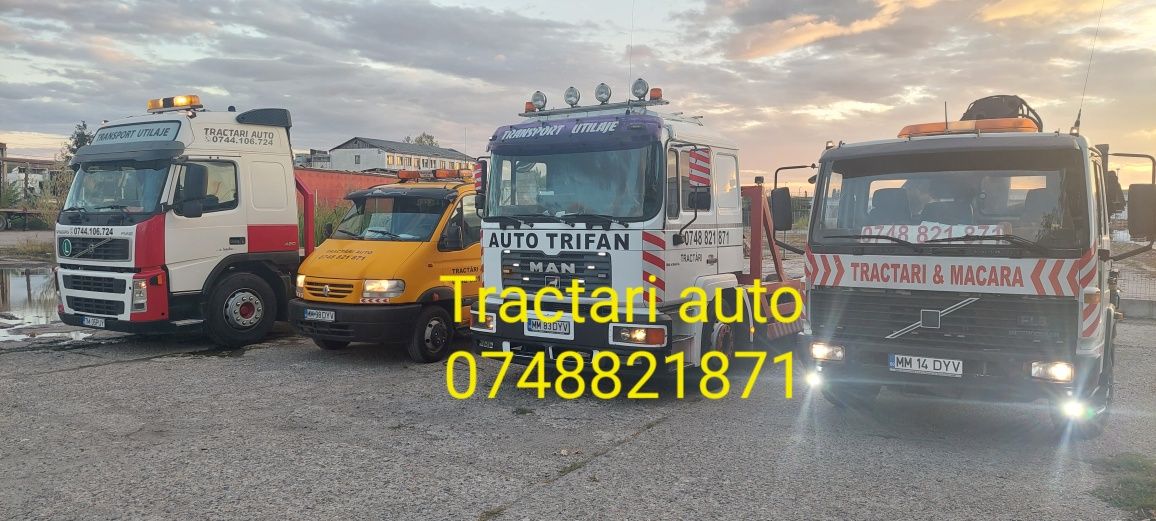 Tractari auto transport utilaje