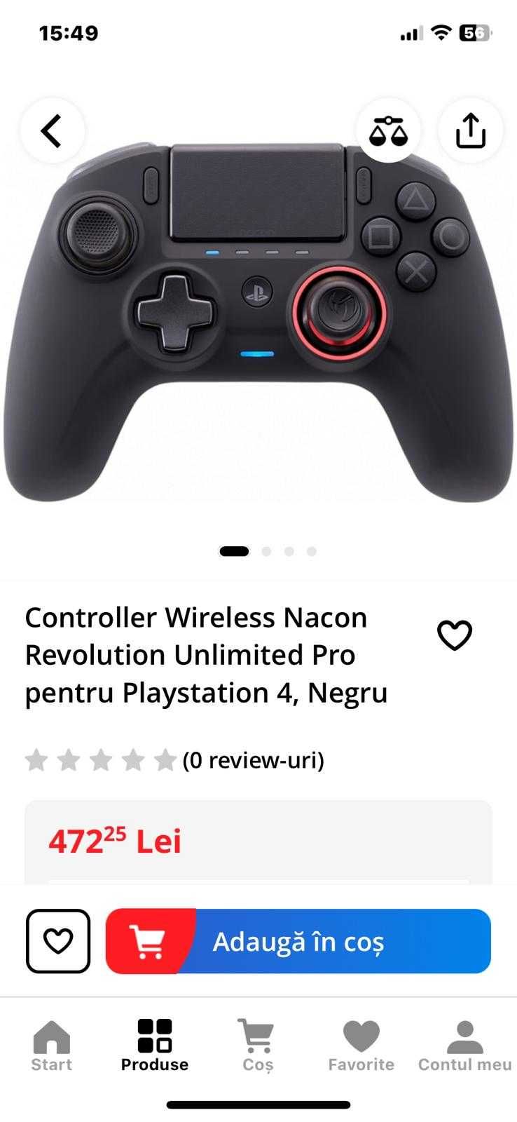 Controller PlayStation 4, Nacon Pro Revolution Unlited, nou la cutie