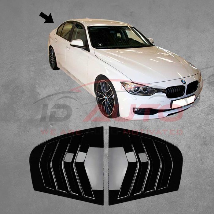 Добавки за задни странични стъкла BMW F30 – хриле, M-Style решетки