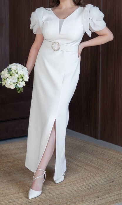 Белое платье, свадебное