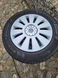 Jante cu anvelope iarnă Michelin Alpin 6 215 60 r 17 an 2024.