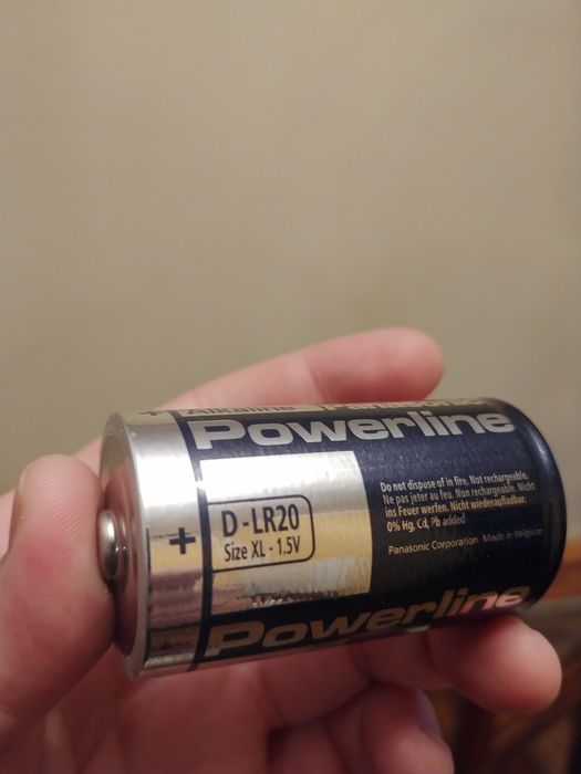 NOU 45 Baterii LR20 1.5v Panasonic Industrial Powerline Belgia