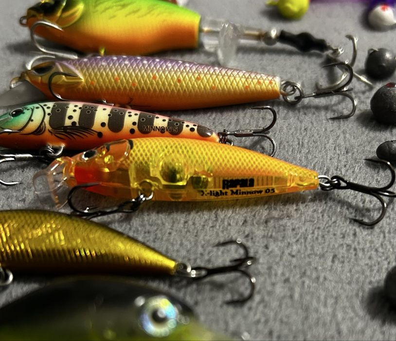 Комплект изкуствени примамки за спининг риболов
