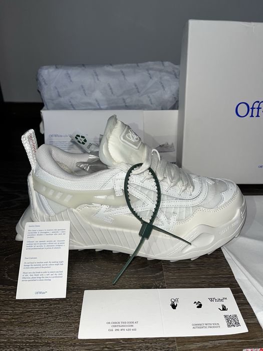 Off white ODSY 1000! Piele naturala! + ACCESORII