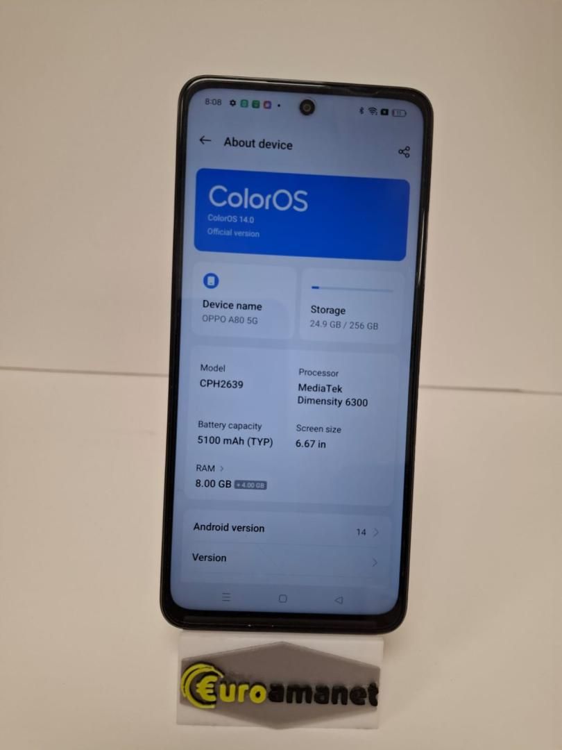 Telefon mobil OPPO A80, 8GB RAM, 256GB -P-