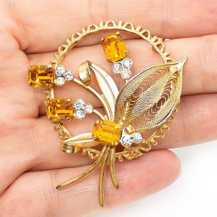 Винтаж.Брошь.1945-55г