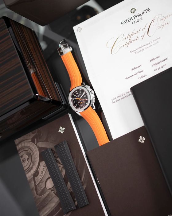 Часовник Patek Philippe Aquanaut 42 Chronograph 5968A