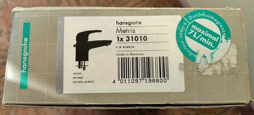 смесител мивка hansgrohe Metris chrome хром