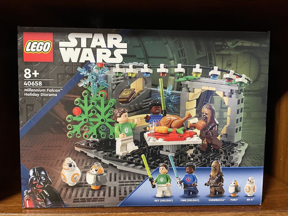 Lego Star Wars 40658 Diorama de sarbatori Millennium Falcon