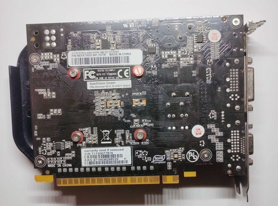 Nvidia Geforce GTX 750 2GB DDR5 VGA DVI HDMI