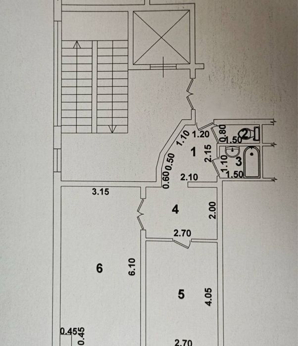 Продаётся КВАРТИРА 2/7/9 на 41м2 метро Ойбек, Госпитальный рынок