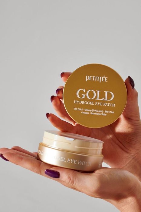 Увлажняющие гидрогелевые патчи с коллоидным золотом для контура глаз