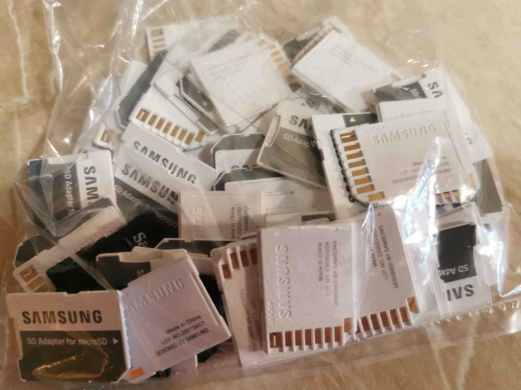 MicroSD към SD адаптер Samsung и Sandisk