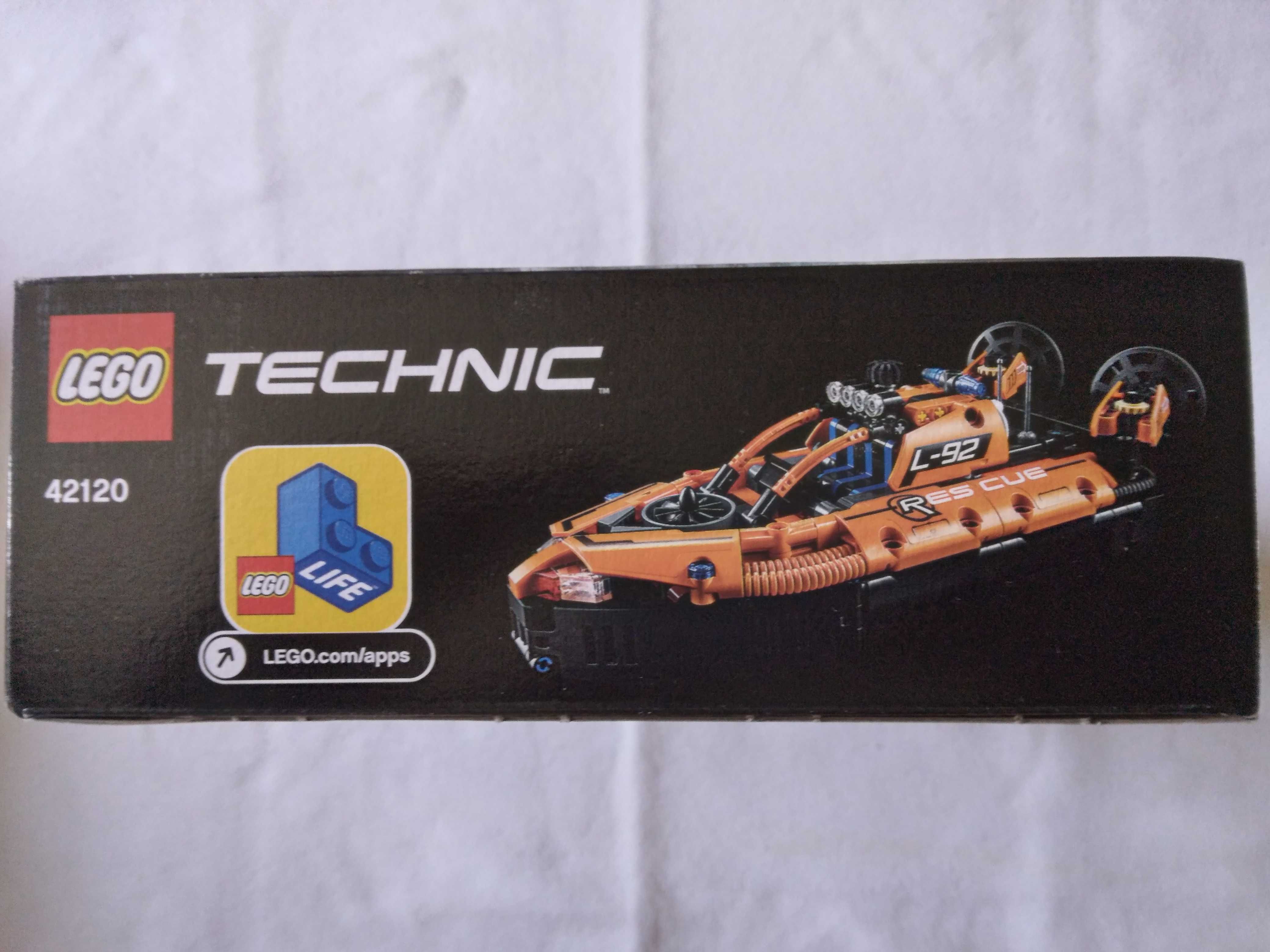Lego Technic 42120 format 2in1 - Hovercraft si Avion de salvare, nou
