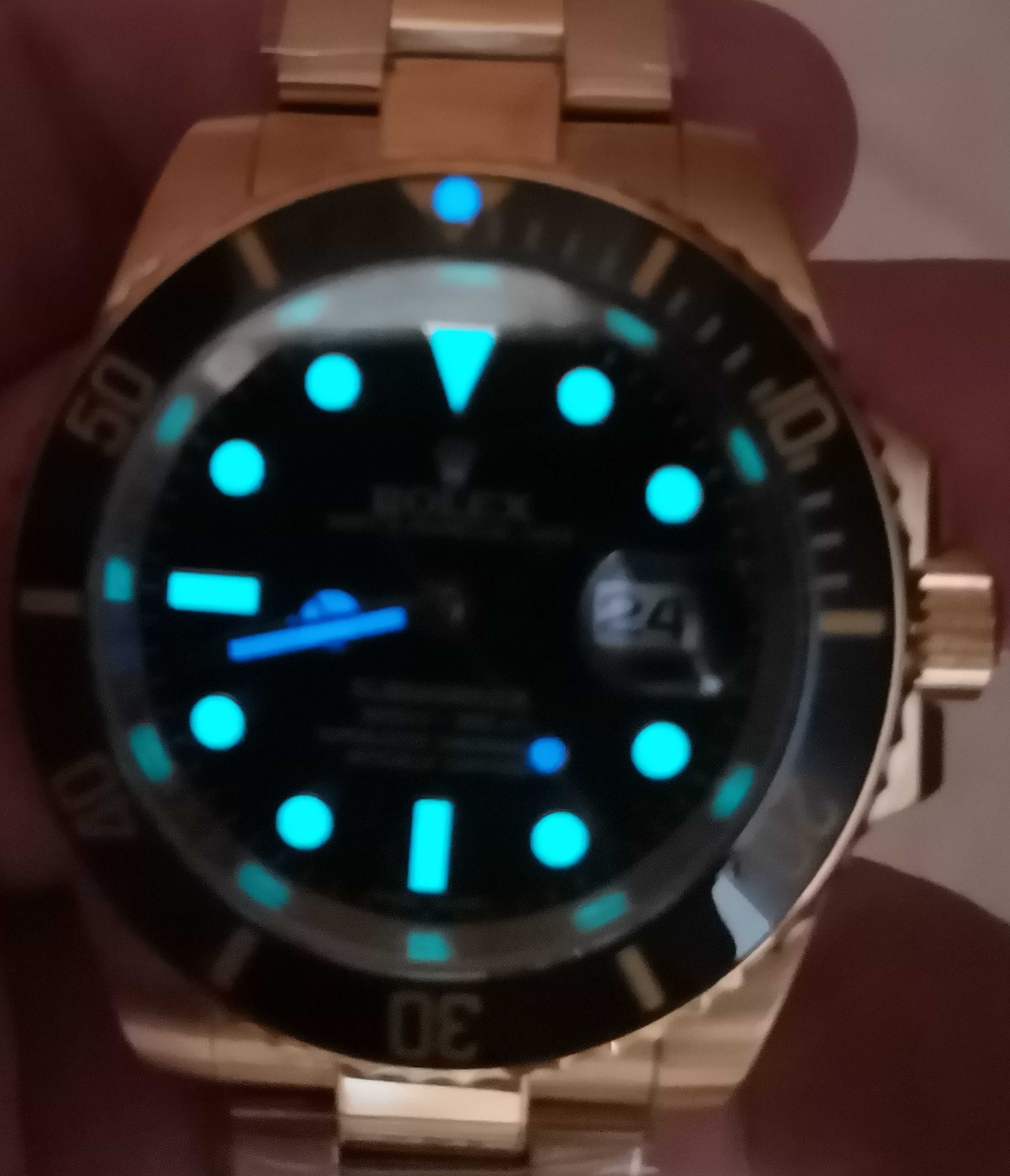 Rolex Submariner 40mm Automatic japonez Miyota bezl Ceramic geam Safir