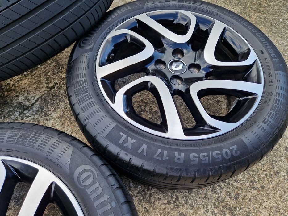 Jante bi.colore Renault Captur 4x100 anvelope 205 55 17