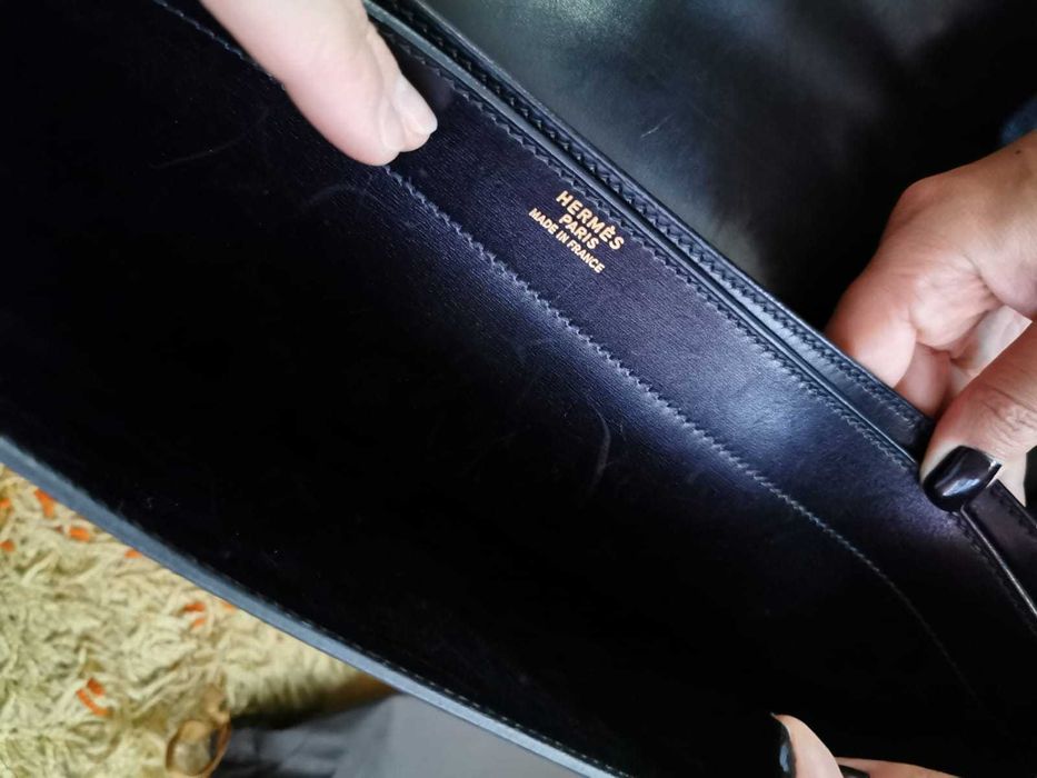 Hermes Mapa Avocat Doctor acte neagra piele