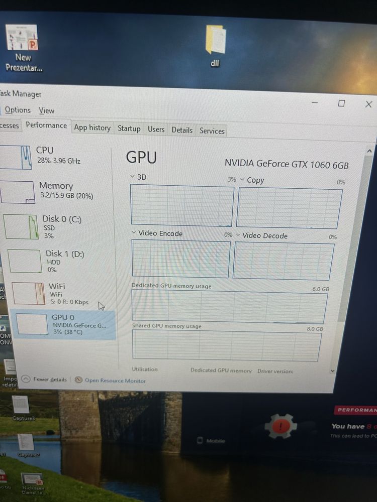 PC Gaming Myria i5-9400F / GTX 1060 6GB / 16GB RAM / SSD + HDD