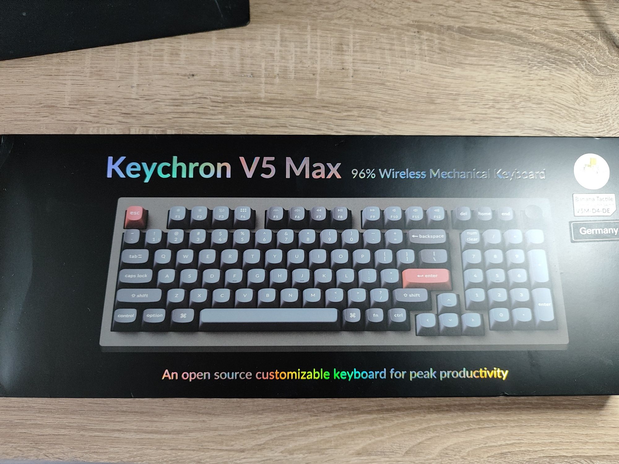 ПРОМО ! Keychron V5 MAX Bluetooth Геймърска безжична клавиатура !