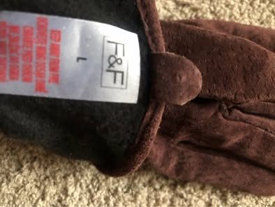 Mănuși femei, din piele întoarsă