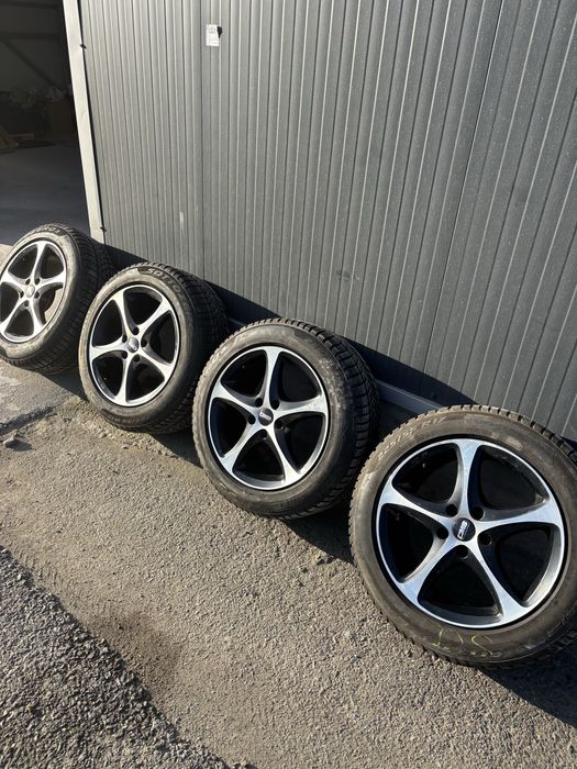 Jannte+anvelope iarna 5x112 Audi, Skoda, etc