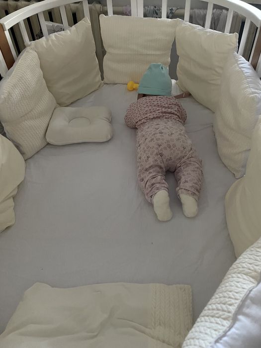 Манеж овальный 3в1