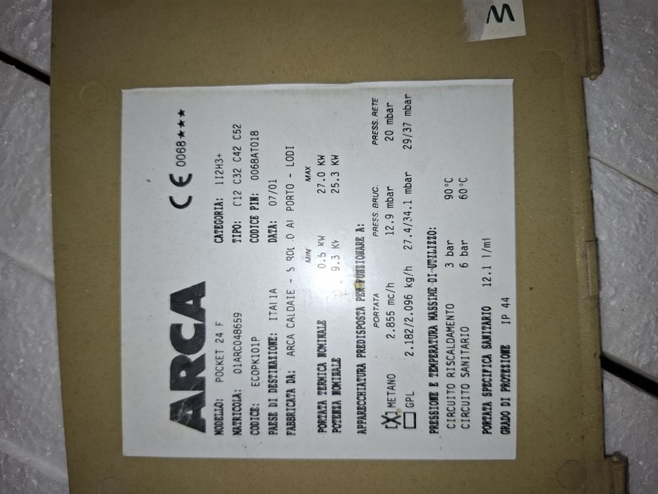 Centrala gaz Arca 25 kw