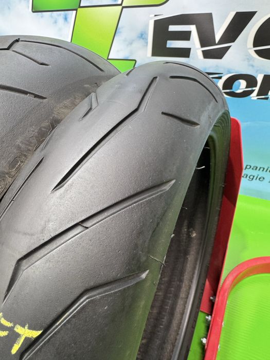 Set Anvelope Moto 120 70 17 si 180 55 17 Pirelli 2022 Rosso2 Set132