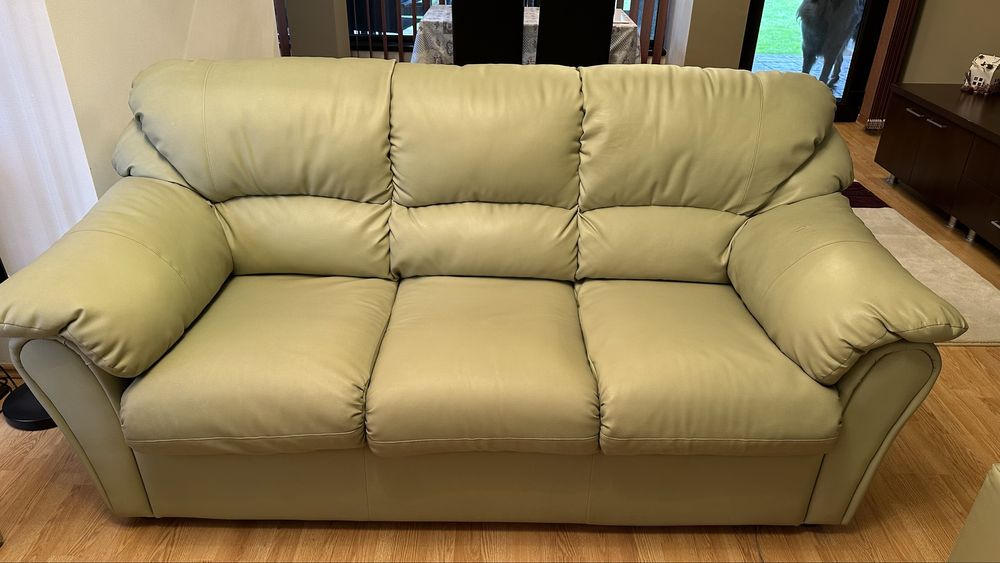 Set canapea extensibila, fotolii si tabureti