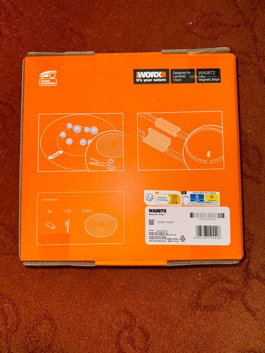 Banda magnetica pentru robot de tuns iarba/gazon, Worx WA0872