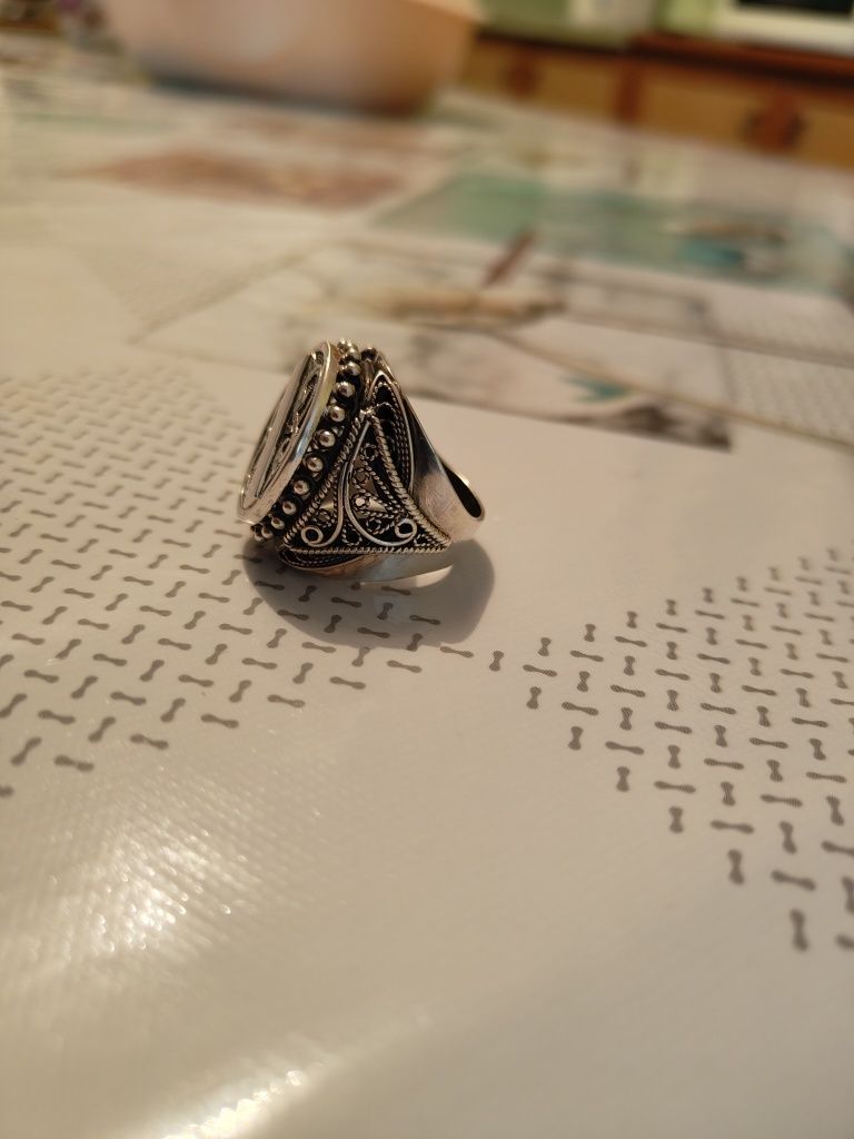 Перстень серебряный ручная работа размер 20 может подойти 20.5