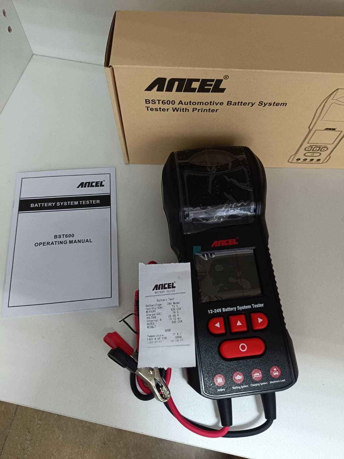 Тестер АКБ Ancel BST600