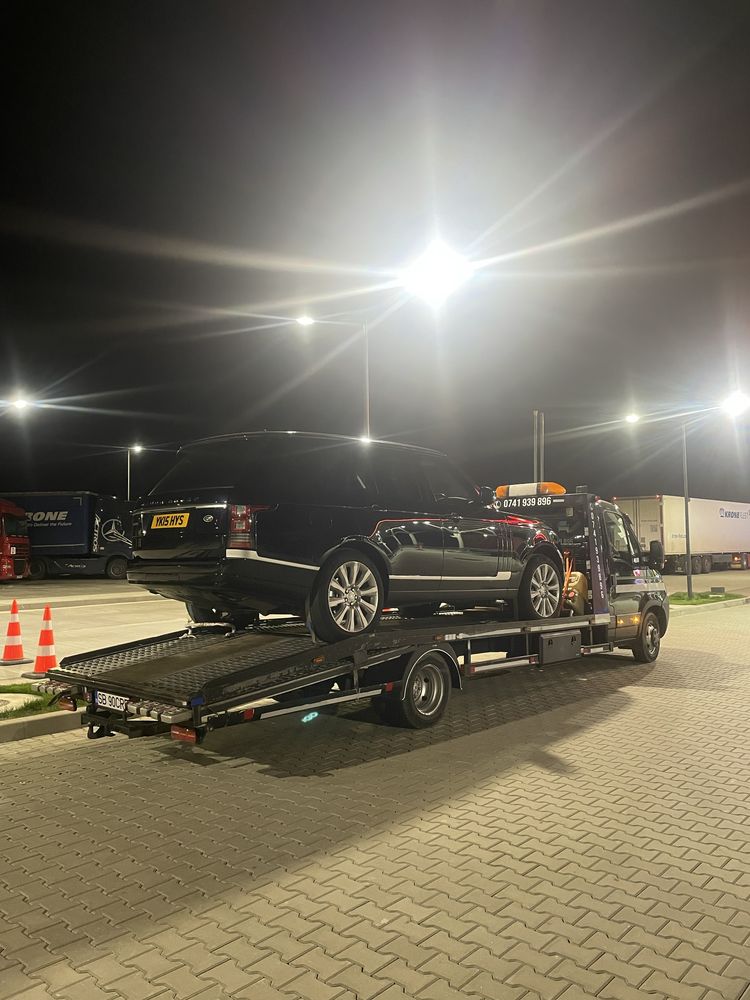 Tractari Auto Sibiu Asistenta Rutiera A1 Platforma Transport Utilaje