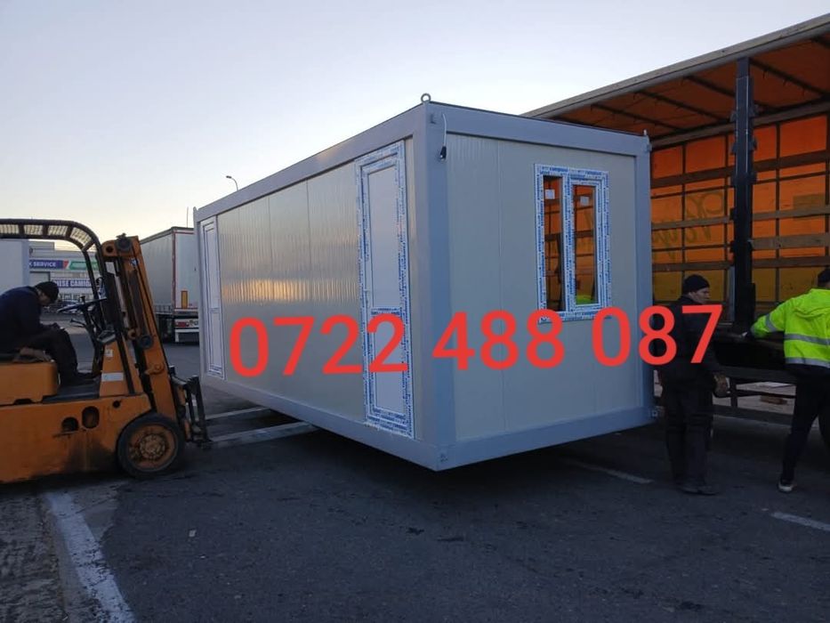 Container modular tip birou, spatiu comercial, locuinta  7 x 3m