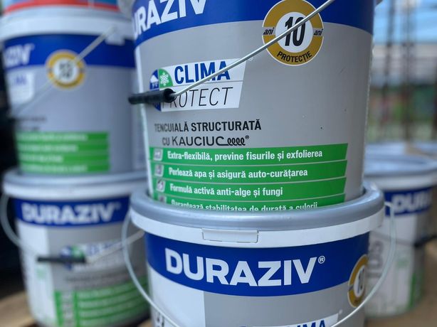 Tencuiala decorativa Duraziv Clima Protect Kauciuc - 48 culori