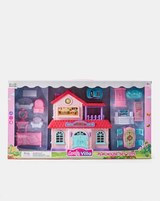 Прекрасна къща за кукли вила с ефекти