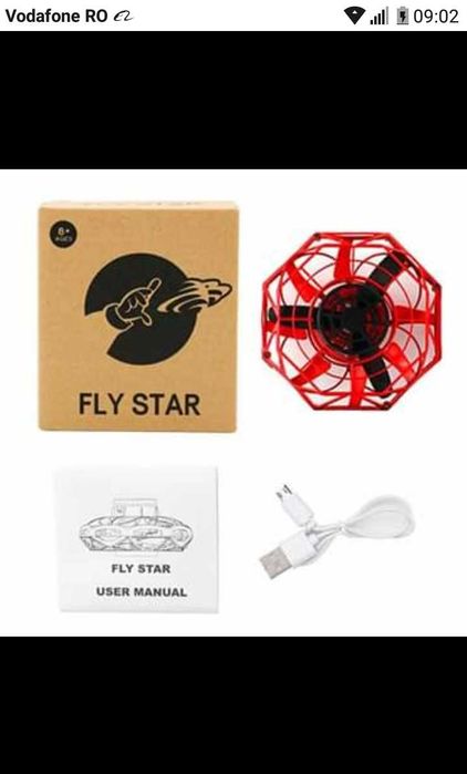 Drona Flynova UFO Spinner Cu Efect De Fidget Spinner