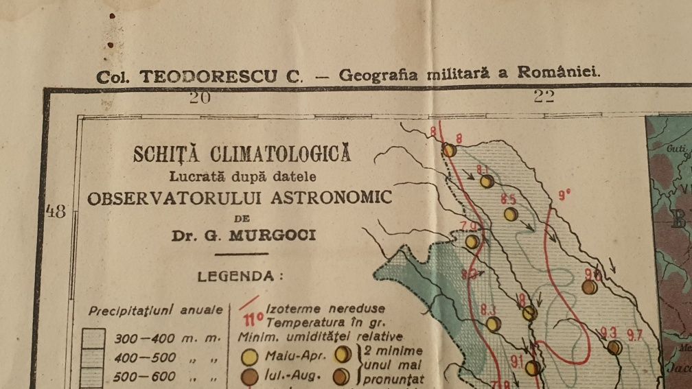 Tablou - HARTA veche a ROMANIEI, inainte de 1918