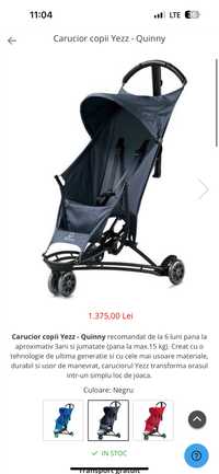 Carucior copii Yezz - Quinny