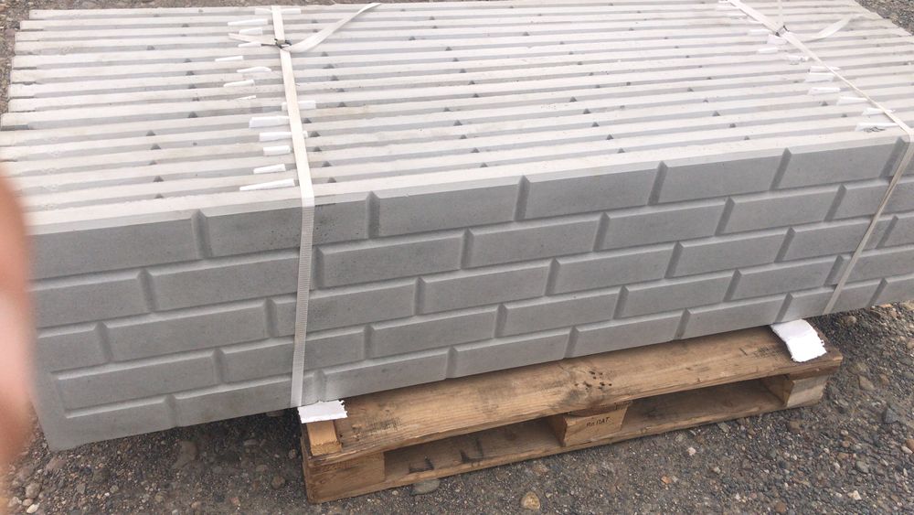 Gard din placi de beton